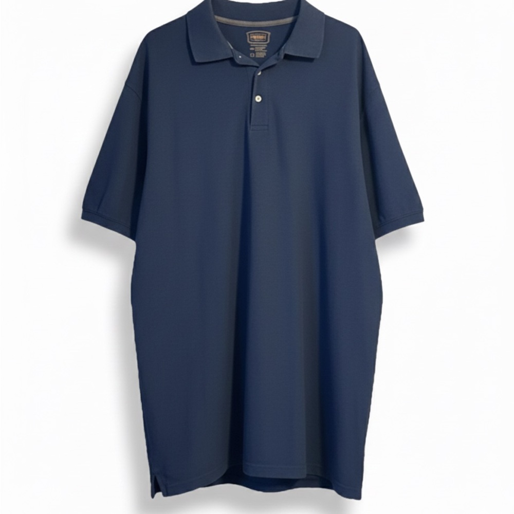 The Foundry Co. Men’s Blue Polo 4XLT  029